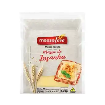 Massa para lasanha massa leve 500g