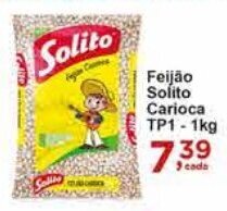 Feijão Solito Carioca TP1 - 1kg