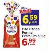 Rossi Supermercado Pão Panco Forma Premium 500g oferta
