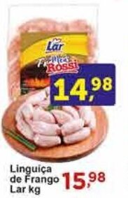 Rossi Supermercado Linguiça de Frango Lar kg oferta