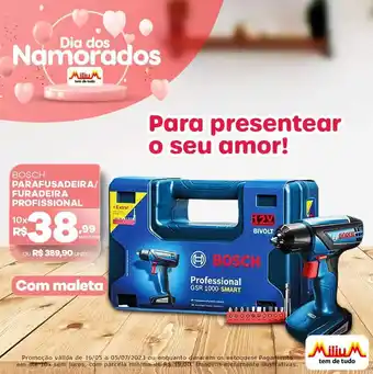 Milium BOSCH PARAFUSADEIRA/ FURADEIRA PROFISSIONAL oferta