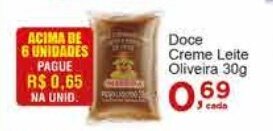 Rossi Supermercado Doce Creme Leite Oliveira 30g oferta