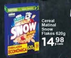 Cereal Matinal Snow Flakes 620g