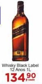 Rossi Supermercado Whisky Black Label 12 Anos 1L oferta