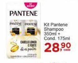 Rossi Supermercado Kit Pantene Shampoo 350ml + Cond. 175ml oferta