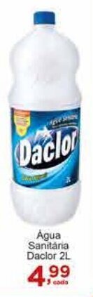 Rossi Supermercado Água Sanitária Daclor 2L oferta