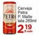 Rossi Supermercado Cerveja Petra P. Malte lata 269ml oferta