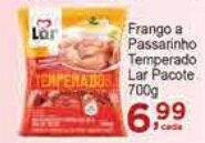 Rossi Supermercado Frango a Passarinho Temperado Lar pacote 700g oferta