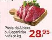 Rossi Supermercado Ponta de Alcatra ou Lagartinho pedaço kg oferta