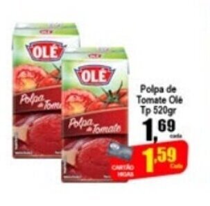 Higa's Supermercado Polpa de Tomate Ole Tp 520g oferta