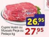 Rossi Supermercado Cupim/ Acém ou Músculo Peça ou Pedaço kg oferta
