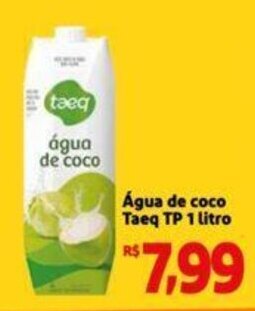 Extra Supermercado Água de coco Taeq TP 1 litro oferta