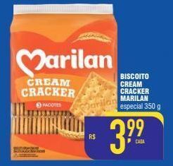Mercantil Rodrigues Biscoito cream cracker marilan especial 350 g oferta