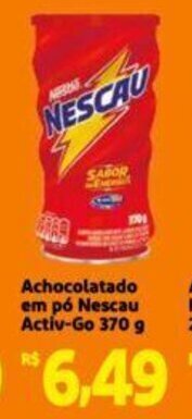 Extra Supermercado Achocolatado em pó Nescau Activ-Go 370 g oferta