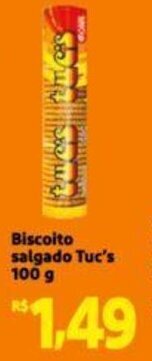 Biscoito salgado Tuc's 100 g