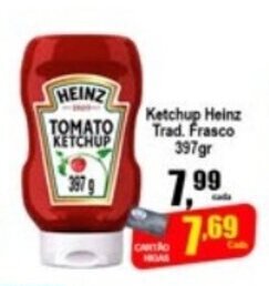 Higa's Supermercado Ketchup Heinz Trad. Frasco 397g oferta