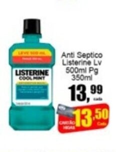 Higa's Supermercado Anti Septico Listerine Lv 500ml Pg 350ml oferta