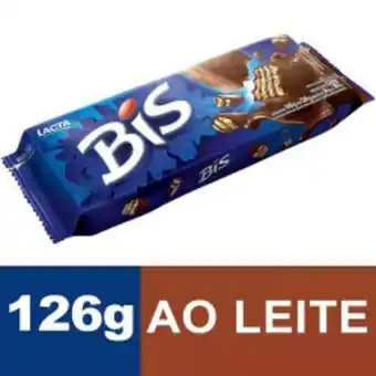 Chocolate bis lacta ao leite 126g