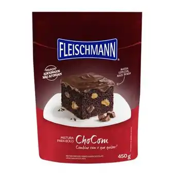 Mistura para bolo fleischmann chocom 450g