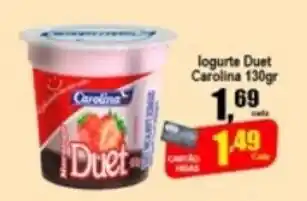 Higa's Supermercado Iogurte Duet Carolina 130g oferta