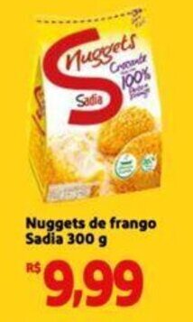 Extra Supermercado Nuggets de frango Sadia 300 g oferta