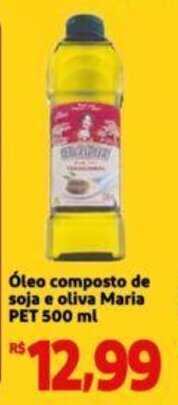 Extra Supermercado Óleo composto de soja e oliva Maria PET 500 ml oferta