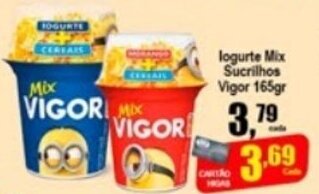 Higa's Supermercado Iogurte Mix Sucrilhos Vigor 165g oferta