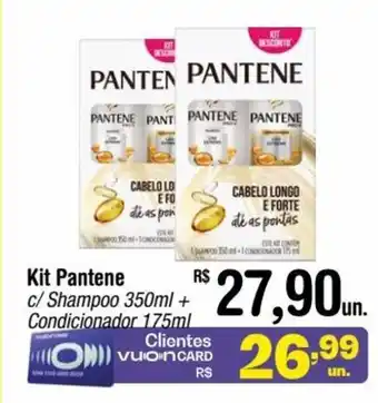 Fort Atacadista Kit Pantene c/Shampoo 350ml + Condicionador 175ml oferta