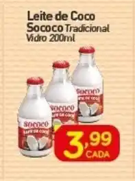 Rede Bom Lugar Leite de Coco Sococo 200ml oferta