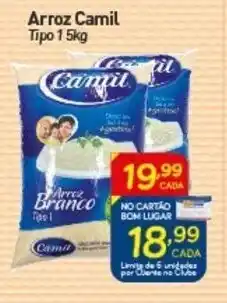 Rede Bom Lugar Arroz Camil Tipo 1 5kg oferta