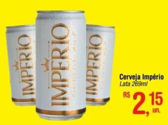 Fort Atacadista Cerveja Império Lata 269ml oferta