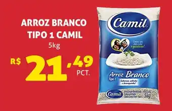 Supermercado Precito ARROZ BRANCO TIPO 1 CAMIL 5kg oferta