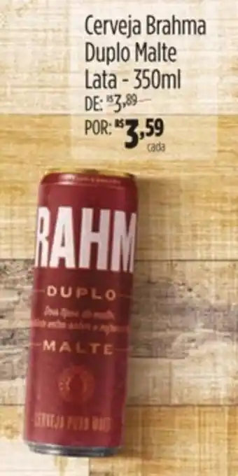 Mambo Cerveja Brahma Duplo Malte Lata - 350ml oferta