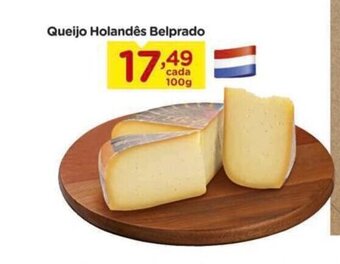 Carrefour Queijo Holandês Belprado cada 100g oferta