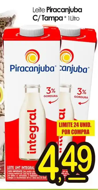 Leite Piracanjuba C/Tampa * 1 Litro