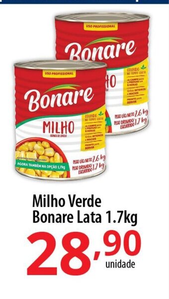 Akki Atacadista Milho Verde Bonare Lata 1.7kg oferta