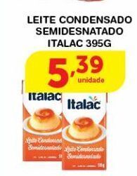 Roldão Leite condensado semidesnatado italac 395g oferta
