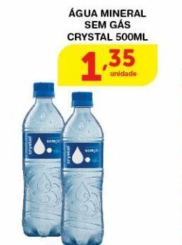 Roldão Água mineral sem gás crystal 500ml oferta