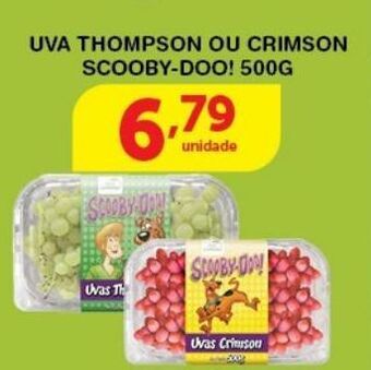 Uva thompson ou crimson scooby-doo 500g