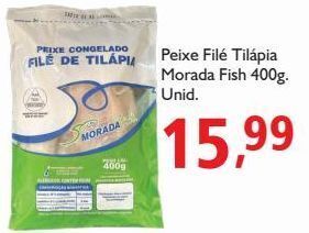 Peixe filé tilápia morada fish 400g