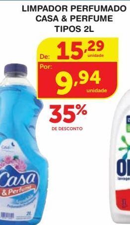 Limpador perfumado casa & perfume tipos 2l
