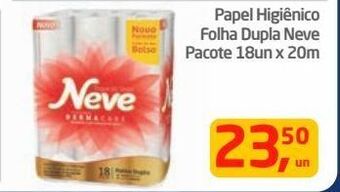 Tenda Atacado Papel higiênico folha dupla neve pacote 18un x 20m oferta