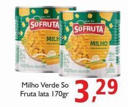 Supermercados ABC Milho verde só fruta lata 170g oferta