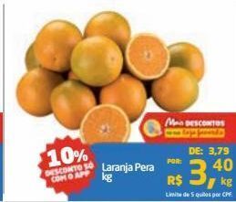 Laranja pêra kg