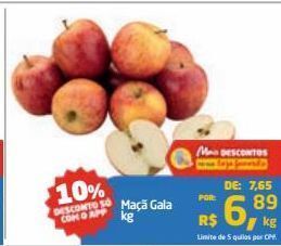 Tenda Atacado Maçã gala kg oferta