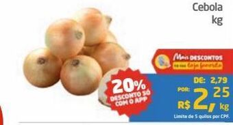 Tenda Atacado Cebola kg oferta
