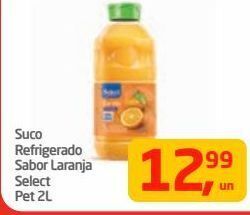 Tenda Atacado Suco refrigerado sabor laranja select pet 2l oferta