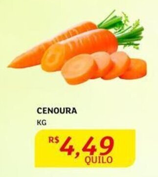 Assaí Atacadista CENOURA KG oferta