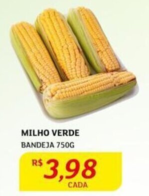 Assaí Atacadista MILHO VERDE BANDEJA 750G oferta