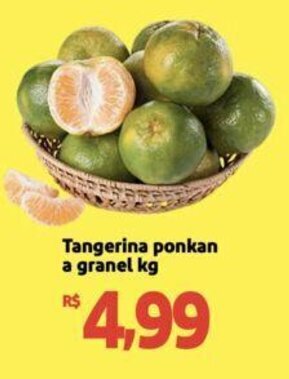 Tangerina ponkan a granel kg